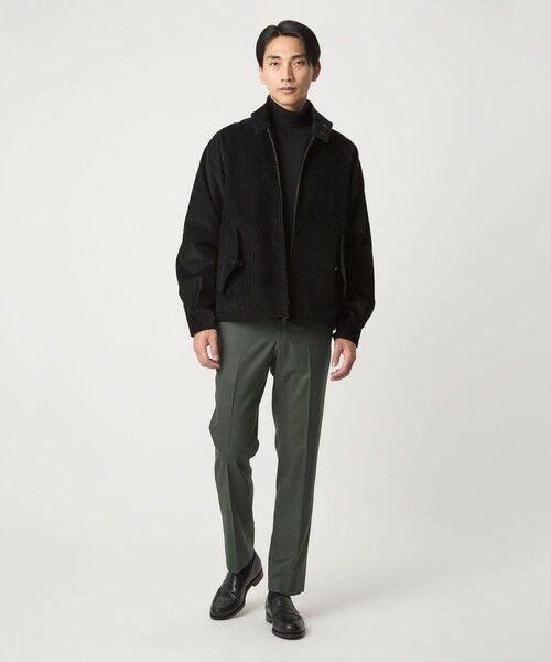 green label relaxing / グリーンレーベル リラクシング スラックス・ドレスパンツ | TW サキソニー アジャスター スリム スラックス -ウォッシャブル・ストレッチ- | 詳細13