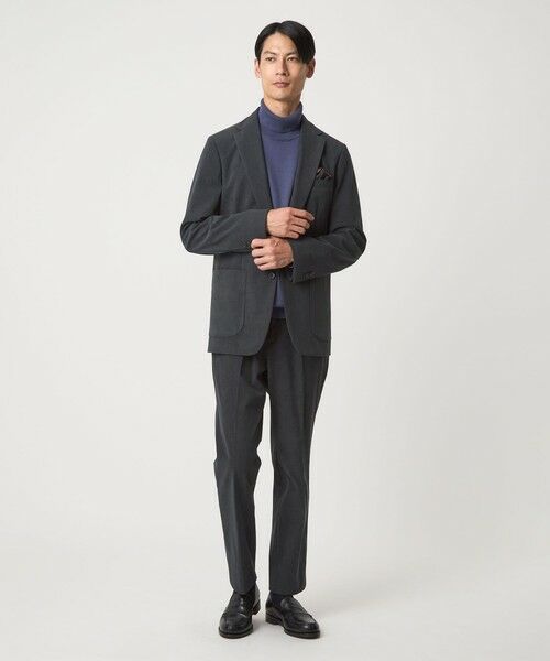 green label relaxing / グリーンレーベル リラクシング スラックス・ドレスパンツ | A+ コーデュロイ スタンダード イージー スラックス -ウォッシャブル・ストレッチ- | 詳細1