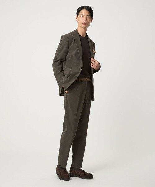 green label relaxing / グリーンレーベル リラクシング スラックス・ドレスパンツ | A+ コーデュロイ スタンダード イージー スラックス -ウォッシャブル・ストレッチ- | 詳細13