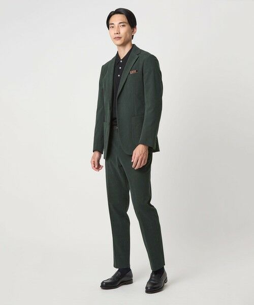 green label relaxing / グリーンレーベル リラクシング スラックス・ドレスパンツ | A+ コーデュロイ スタンダード イージー スラックス -ウォッシャブル・ストレッチ- | 詳細20