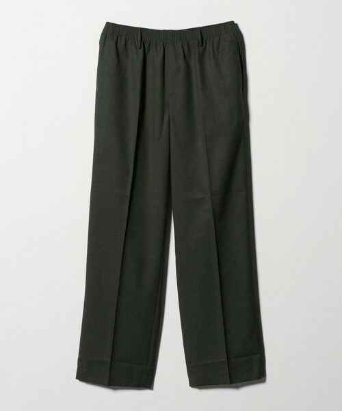 green label relaxing / グリーンレーベル リラクシング スラックス・ドレスパンツ | <Cellar Door>TR アルフォンソ ベルトループ オーバーサイズド イージーパンツ(OLIVE)
