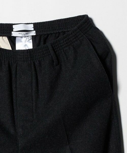 green label relaxing / グリーンレーベル リラクシング スラックス・ドレスパンツ | <Cellar Door>ウールポリエステル アルフレッド ベルトループ イージーパンツ | 詳細5