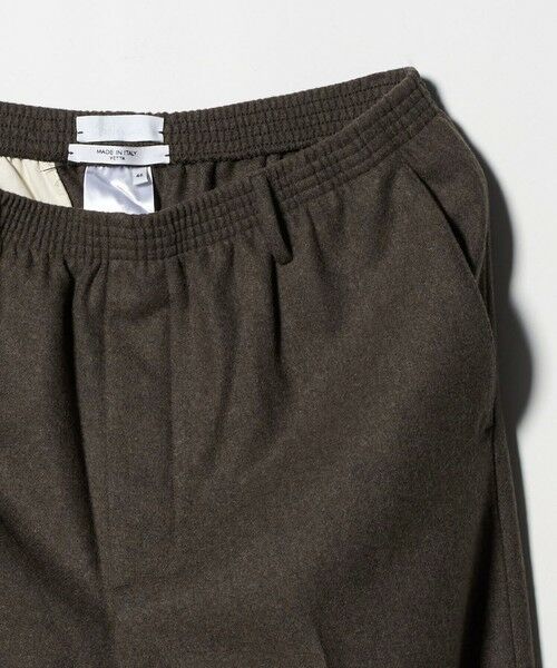 green label relaxing / グリーンレーベル リラクシング スラックス・ドレスパンツ | <Cellar Door>ウールポリエステル アルフレッド ベルトループ イージーパンツ | 詳細12