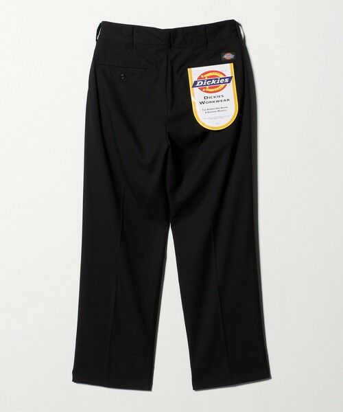green label relaxing / グリーンレーベル リラクシング スラックス・ドレスパンツ | 【別注】<Dickies>GLR TR 1プリーツ ワイドテーパード パンツ | 詳細5