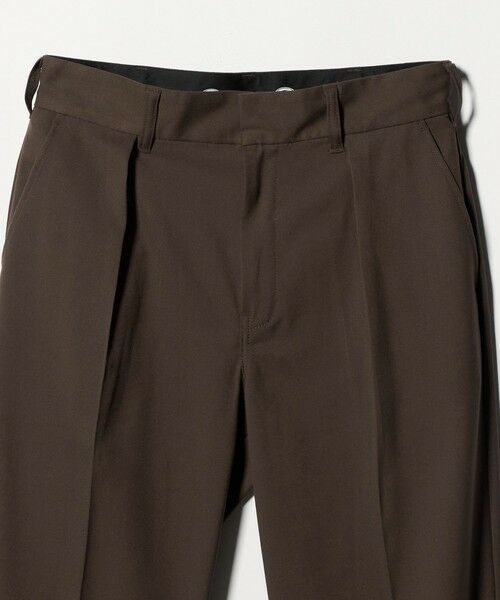green label relaxing / グリーンレーベル リラクシング スラックス・ドレスパンツ | 【別注】<Dickies>GLR TR 1プリーツ ワイドテーパード パンツ | 詳細18