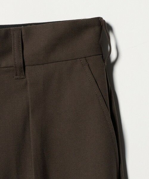 green label relaxing / グリーンレーベル リラクシング スラックス・ドレスパンツ | 【別注】<Dickies>GLR TR 1プリーツ ワイドテーパード パンツ | 詳細20
