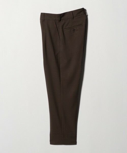 green label relaxing/グリーンレーベル リラクシング 【別注】<Dickies>GLR TR 1プリーツ ワイドテーパード パンツ DK. BROWN M(32inch) green label relaxing/グリーンレーベル リラクシング 【別注】<Dickies>GLR TR 1プリーツ ワイドテーパード パンツ DK. BROWN M(32inch)