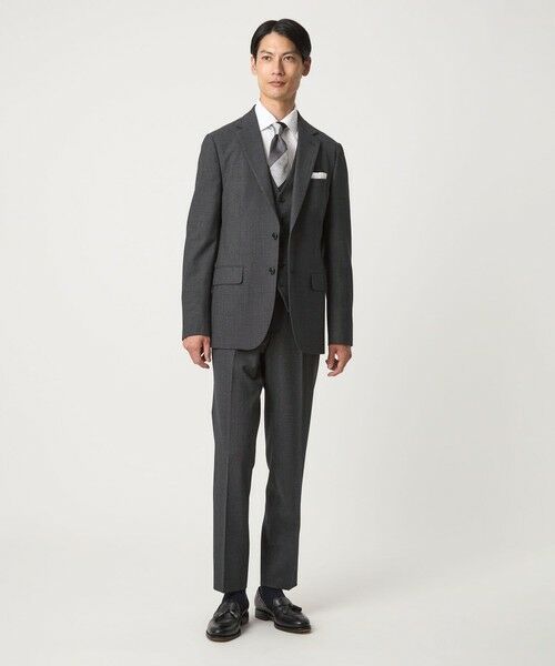 green label relaxing / グリーンレーベル リラクシング セットアップ | A+ TWPU バーズアイ 2B スリム ジャケット -ウォッシャブル・ストレッチ- | 詳細1