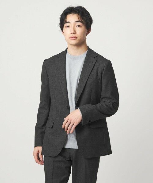 green label relaxing / グリーンレーベル リラクシング セットアップ | A+ TWPU バーズアイ 2B スリム ジャケット -ウォッシャブル・ストレッチ- | 詳細6