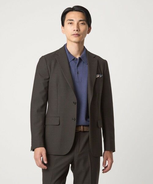 green label relaxing / グリーンレーベル リラクシング セットアップ | A+ TWPU バーズアイ 2B スリム ジャケット -ウォッシャブル・ストレッチ- | 詳細8