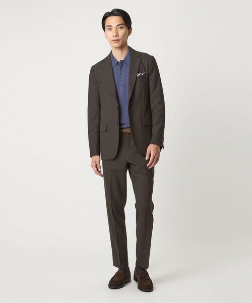 green label relaxing / グリーンレーベル リラクシング セットアップ | A+ TWPU バーズアイ 2B スリム ジャケット -ウォッシャブル・ストレッチ- | 詳細9