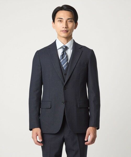 green label relaxing / グリーンレーベル リラクシング セットアップ | A+ TWPU バーズアイ 2B スリム ジャケット -ウォッシャブル・ストレッチ- | 詳細11