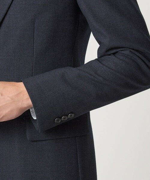 green label relaxing / グリーンレーベル リラクシング セットアップ | A+ TWPU バーズアイ 2B スリム ジャケット -ウォッシャブル・ストレッチ- | 詳細15