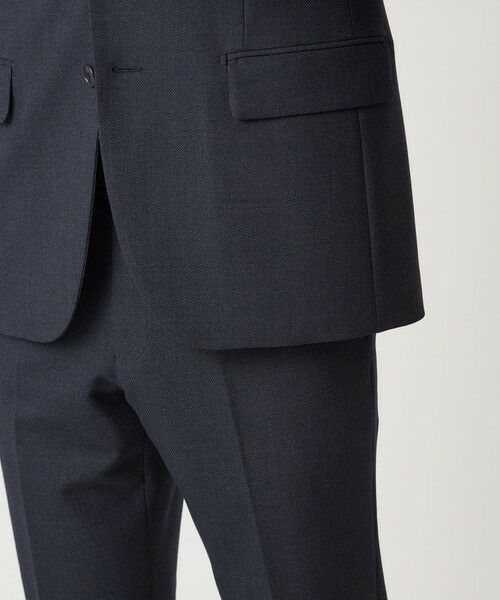 green label relaxing / グリーンレーベル リラクシング セットアップ | A+ TWPU バーズアイ 2B スリム ジャケット -ウォッシャブル・ストレッチ- | 詳細16