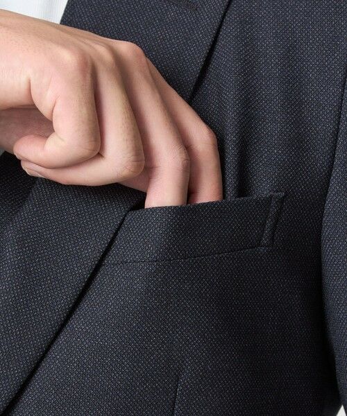 green label relaxing / グリーンレーベル リラクシング セットアップ | A+ TWPU バーズアイ 2B スリム ジャケット -ウォッシャブル・ストレッチ- | 詳細18