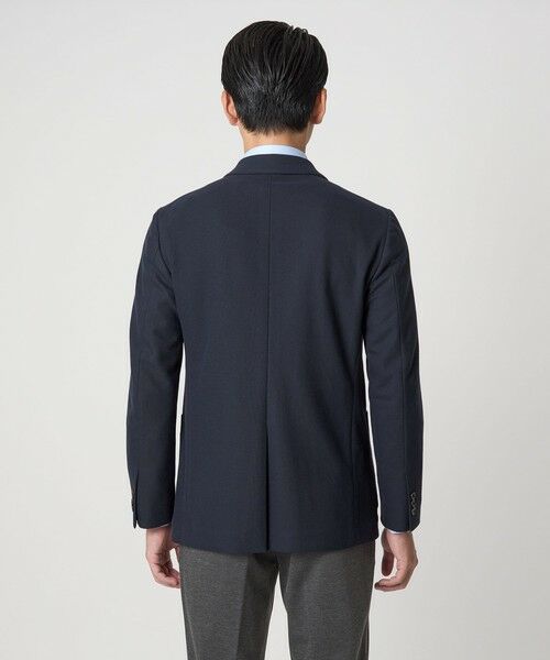 green label relaxing / グリーンレーベル リラクシング テーラードジャケット | ECOPET(R) ハニカムジャージ 2B ジャケット -ウォッシャブル- | 詳細10