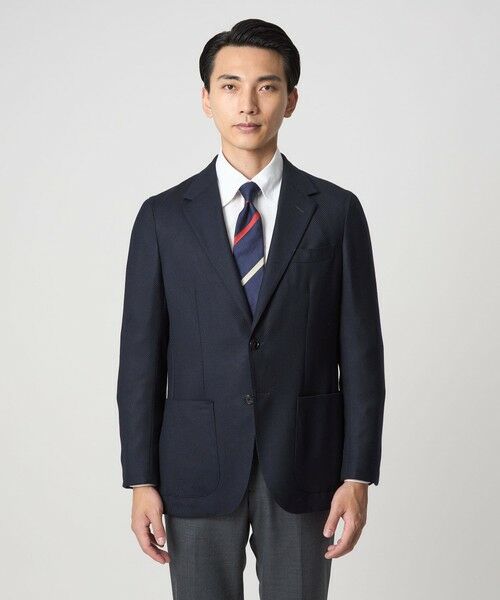 green label relaxing / グリーンレーベル リラクシング テーラードジャケット | REDA BLAZER ホップサック 2B RG ジャケット | 詳細12