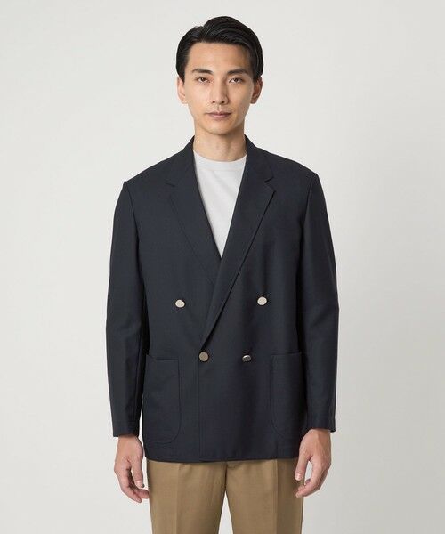 green label relaxing / グリーンレーベル リラクシング テーラードジャケット | アムンゼン ダブルブレスト 4B 01 ジャケット | 詳細8