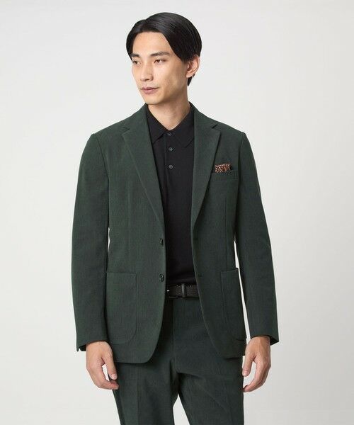 ISSEY MIYAKE オリーブグリーン コーデュロイジャケット ISSEY MIYAKE オリーブグリーン コーデュロイジャケット