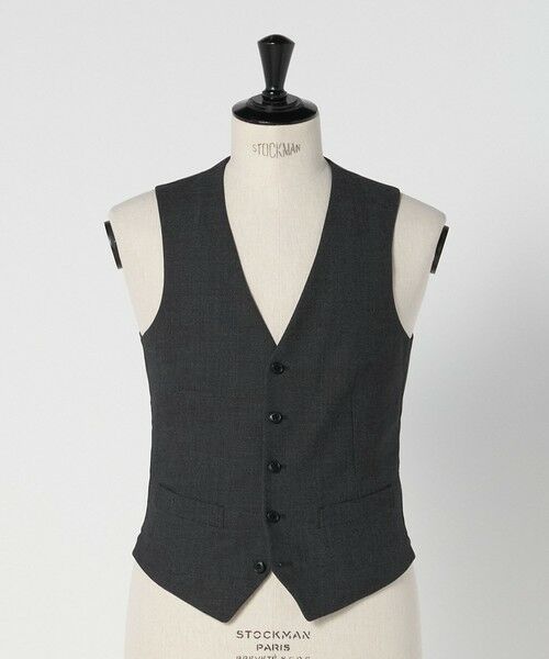 green label relaxing / グリーンレーベル リラクシング セットアップ | A+ TWPU バーズアイ 5B スリム ベスト -ウォッシャブル- | 詳細4