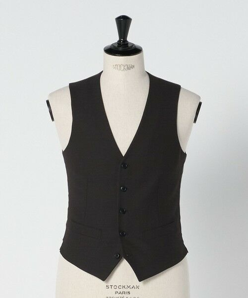 green label relaxing / グリーンレーベル リラクシング セットアップ | A+ TWPU バーズアイ 5B スリム ベスト -ウォッシャブル- | 詳細11