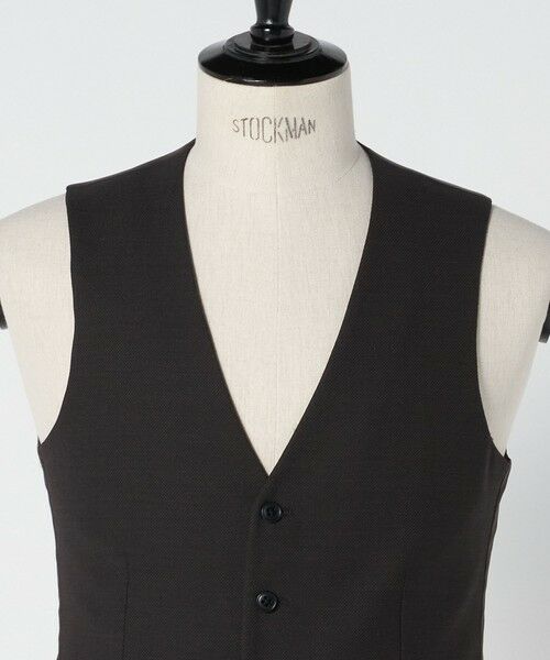 green label relaxing / グリーンレーベル リラクシング セットアップ | A+ TWPU バーズアイ 5B スリム ベスト -ウォッシャブル- | 詳細13