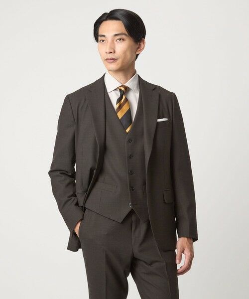 green label relaxing / グリーンレーベル リラクシング セットアップ | A+ TWPU バーズアイ 5B スリム ベスト -ウォッシャブル- | 詳細9