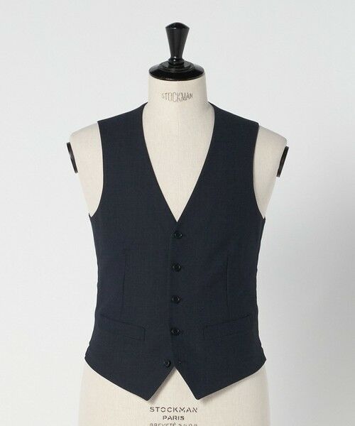 green label relaxing / グリーンレーベル リラクシング セットアップ | A+ TWPU バーズアイ 5B スリム ベスト -ウォッシャブル- | 詳細27