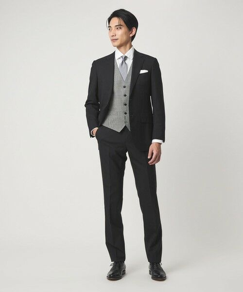 green label relaxing / グリーンレーベル リラクシング セットアップ | TW 柄 5B オッドベスト | 詳細3