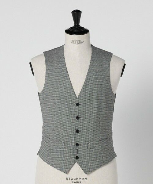 green label relaxing / グリーンレーベル リラクシング セットアップ | TW 柄 5B オッドベスト | 詳細4