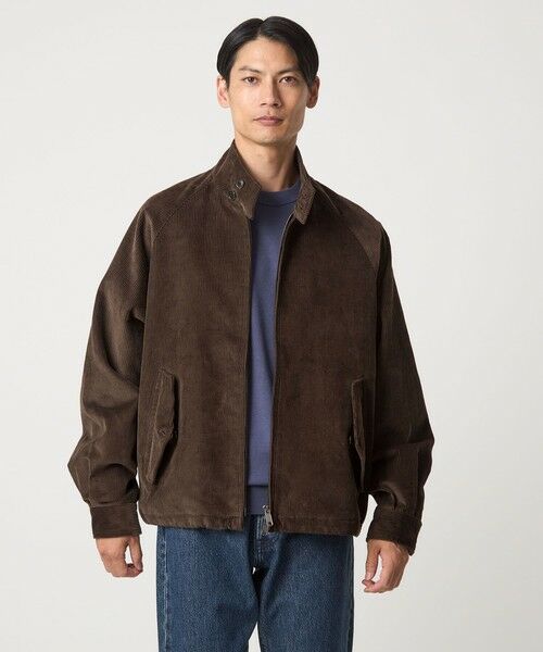 green label relaxing/グリーンレーベル リラクシング 【別注】<BARACUTA>GLR コーデュロイ G4 ドライバーズジャケット ブルゾン MOCA M(40) green label relaxing/グリーンレーベル リラクシング 【別注】<BARACUTA>GLR コーデュロイ G4 ドライバーズジャケット ブルゾン MOCA M(40)