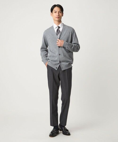 green label relaxing / グリーンレーベル リラクシング カーディガン・ボレロ | Super 120's ハイゲージ ニット カーディガン | 詳細1