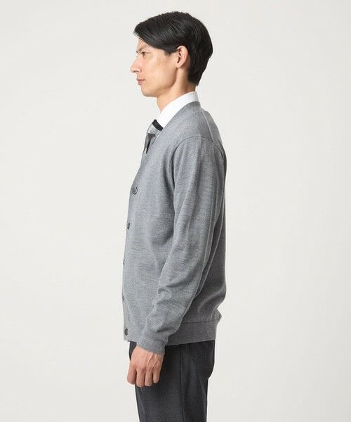 green label relaxing / グリーンレーベル リラクシング カーディガン・ボレロ | Super 120's ハイゲージ ニット カーディガン | 詳細5