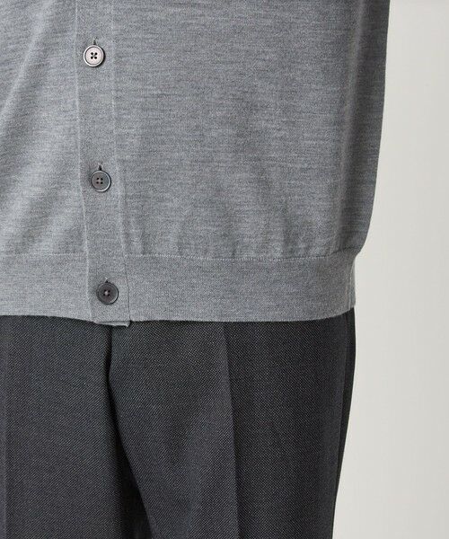 green label relaxing / グリーンレーベル リラクシング カーディガン・ボレロ | Super 120's ハイゲージ ニット カーディガン | 詳細9