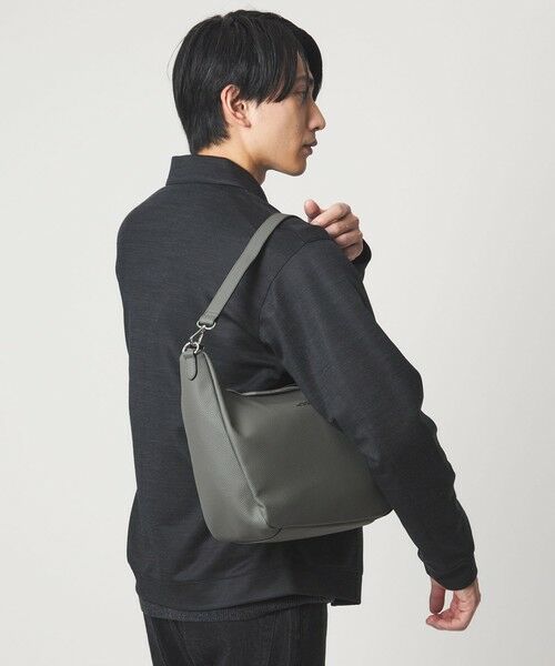 green label relaxing / グリーンレーベル リラクシング ショルダーバッグ | シボ レザーライク 2WAY ショルダーバッグ | 詳細11