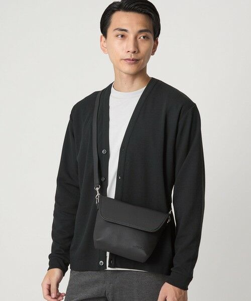 green label relaxing / グリーンレーベル リラクシング ショルダーバッグ | シボ レザーライク フラップ ショルダーバッグ | 詳細1