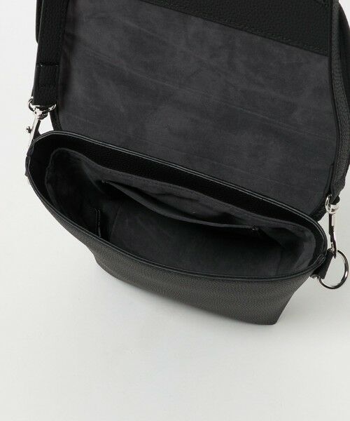 green label relaxing / グリーンレーベル リラクシング ショルダーバッグ | シボ レザーライク フラップ ショルダーバッグ | 詳細8