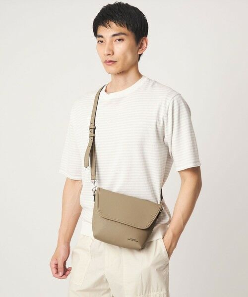 シボ レザーライク フラップ ショルダーバッグ （ショルダーバッグ