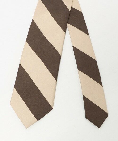 green label relaxing / グリーンレーベル リラクシング ネクタイ | ＜Luisa Esposito＞8.0cm スタンプ ストライプ1 ネクタイ | 詳細1