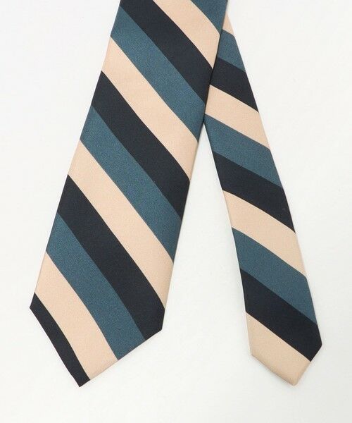 green label relaxing / グリーンレーベル リラクシング ネクタイ | ＜Luisa Esposito＞8.0cm スタンプ ストライプ2 ネクタイ | 詳細1