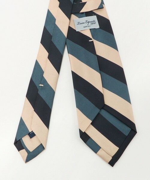 green label relaxing / グリーンレーベル リラクシング ネクタイ | ＜Luisa Esposito＞8.0cm スタンプ ストライプ2 ネクタイ | 詳細2