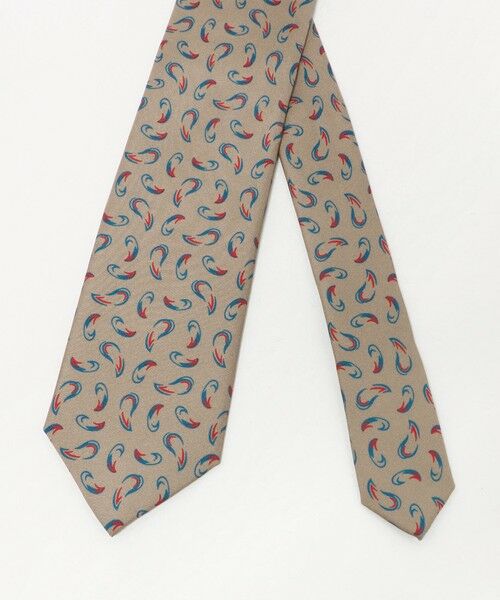 green label relaxing / グリーンレーベル リラクシング ネクタイ | ＜Luisa Esposito＞8.0cm スタンプ ペイズリー2 ネクタイ | 詳細1