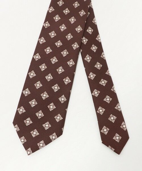 green label relaxing / グリーンレーベル リラクシング ネクタイ | ＜Luisa Esposito＞8.0cm スタンプ コモン1 ネクタイ | 詳細1