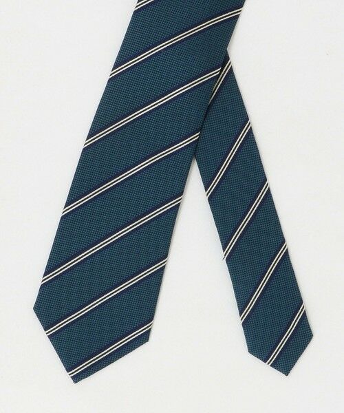 green label relaxing / グリーンレーベル リラクシング ネクタイ | GLR シルク3 8.0cm ストライプ1 ネクタイ | 詳細3