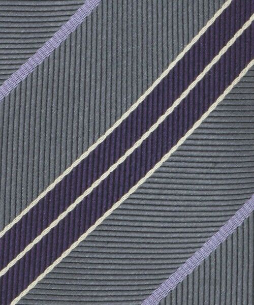 green label relaxing / グリーンレーベル リラクシング ネクタイ | GLR シルク3 8.0cm ストライプ2 ネクタイ | 詳細3