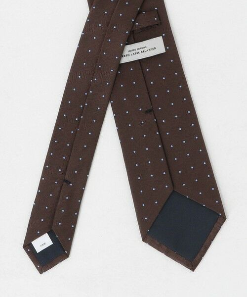 green label relaxing / グリーンレーベル リラクシング ネクタイ | GLR シルク3 8.0cm ドット ネクタイ | 詳細2