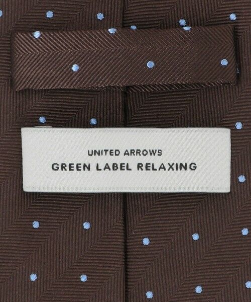 green label relaxing / グリーンレーベル リラクシング ネクタイ | GLR シルク3 8.0cm ドット ネクタイ | 詳細4