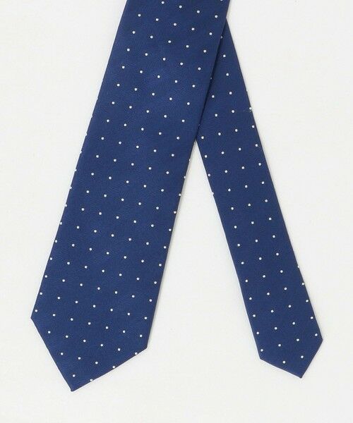 green label relaxing / グリーンレーベル リラクシング ネクタイ | GLR シルク3 8.0cm ドット ネクタイ | 詳細5