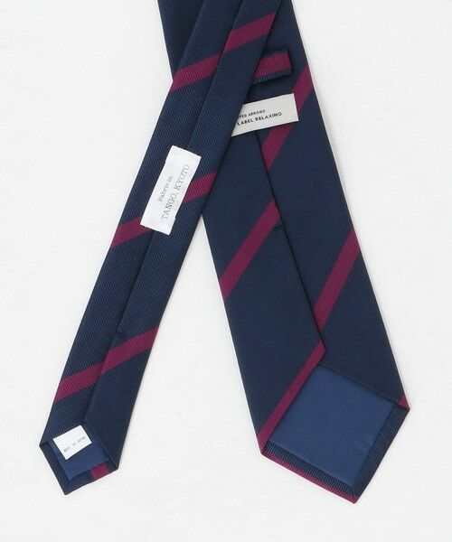 green label relaxing / グリーンレーベル リラクシング ネクタイ | GLR ジャパン タンゴ 8.0cm ストライプ3 ネクタイ | 詳細3