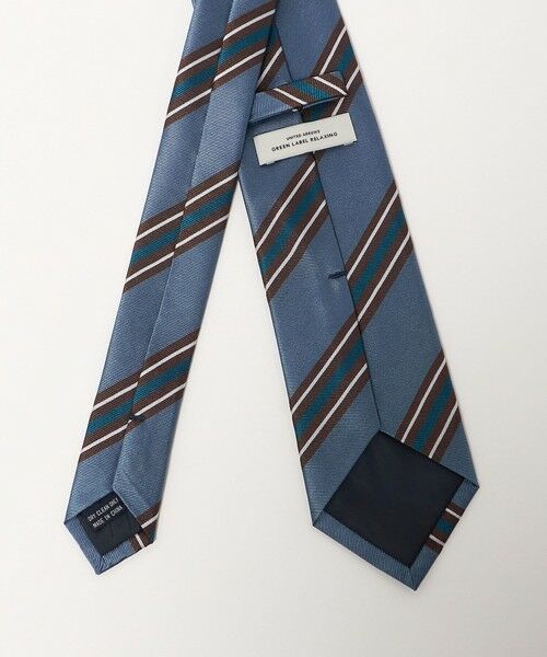 green label relaxing / グリーンレーベル リラクシング ネクタイ | GLR シルク2 8.0cm ストライプ1 ネクタイ | 詳細2
